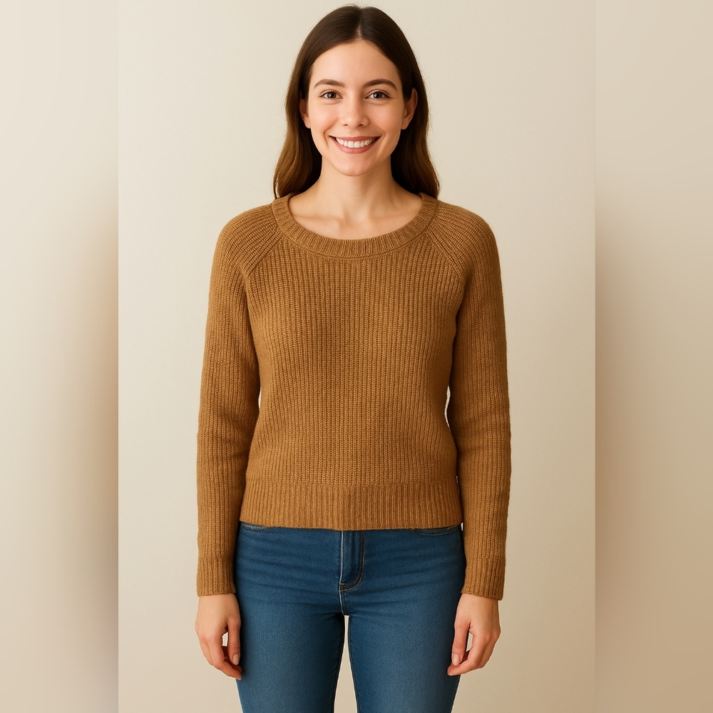 Cozy Brown Knit Sweater